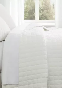 Brooklyn Loom Essential Cotton Natural Twin/Twin XL 2 Piece Quilt Set
