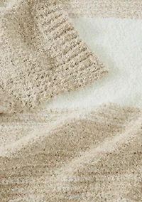 Brooklyn Loom Feathered Ombre Blue 50x70 Throw