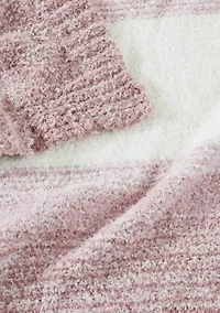 Brooklyn Loom Feathered Ombre Blue 50x70 Throw