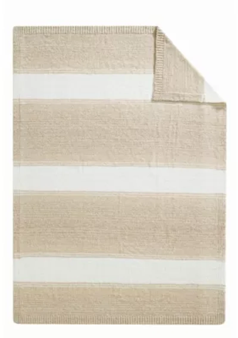 Brooklyn Loom Feathered Ombre Blue 50x70 Throw