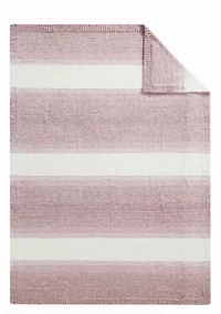 Brooklyn Loom Feathered Ombre Blue 50x70 Throw