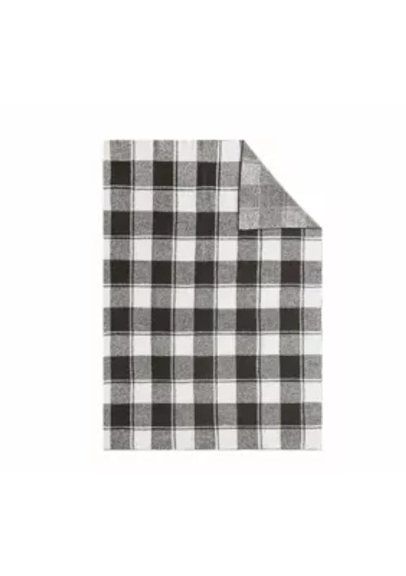 Brooklyn Loom Dusted Plaid Green 50x70 Throw