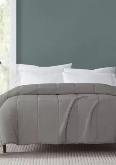 Truly Soft Everyday Solid Grey Full/Queen Down Alternative Blanket