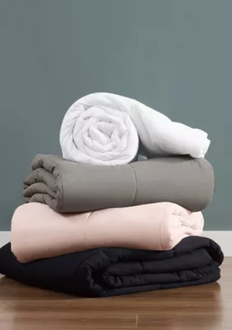 Truly Soft Everyday Solid Grey Full/Queen Down Alternative Blanket