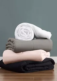 Truly Soft Everyday Solid Grey Full/Queen Down Alternative Blanket