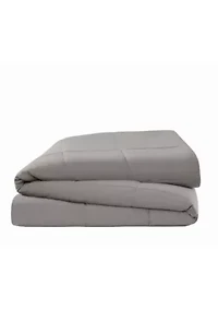 Truly Soft Everyday Solid Grey Full/Queen Down Alternative Blanket