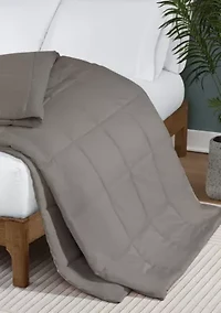 Truly Soft Everyday Solid Grey Full/Queen Down Alternative Blanket