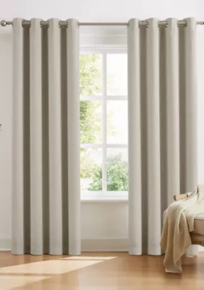 THERMALBARRIER™ I-SNAP™ Insulated Grommeted Panel Pair with removable liner by TRU-BARRIER WINDOW SOLUTIONS™