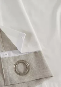 THERMALBARRIER™ I-SNAP™ Insulated Grommeted Panel Pair with removable liner by TRU-BARRIER WINDOW SOLUTIONS™