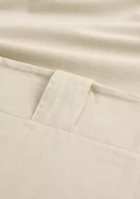 Brooklyn Loom Matte Cotton Velvet Window Drape Set