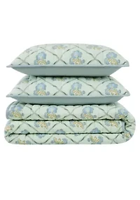 Brooklyn Loom Olivia Floral Quilt Set