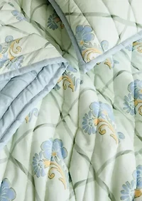 Brooklyn Loom Olivia Floral Quilt Set