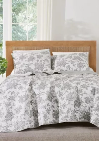 Brooklyn Loom Mila Floral Quilt Set