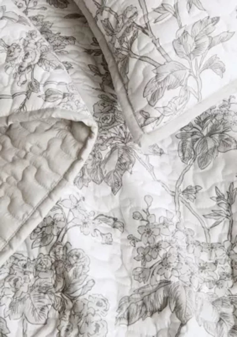 Brooklyn Loom Mila Floral Quilt Set