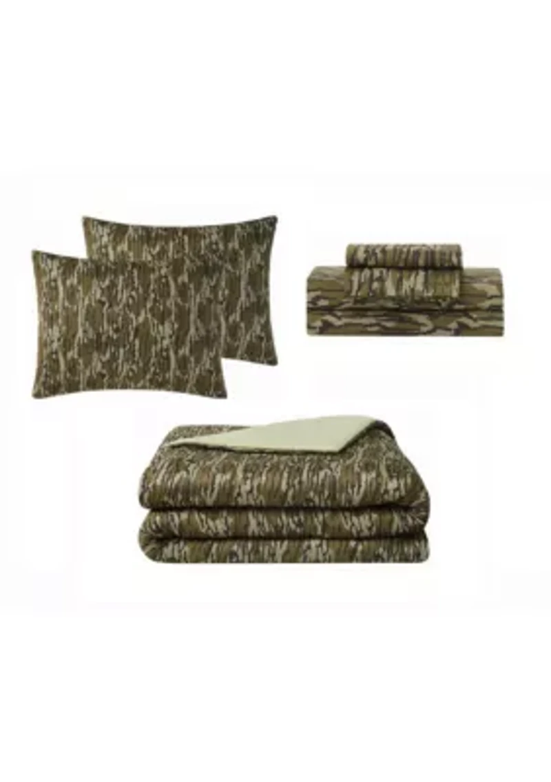 Mossy Oak Bottomland Camouflage Microfiber Bed a Bag
