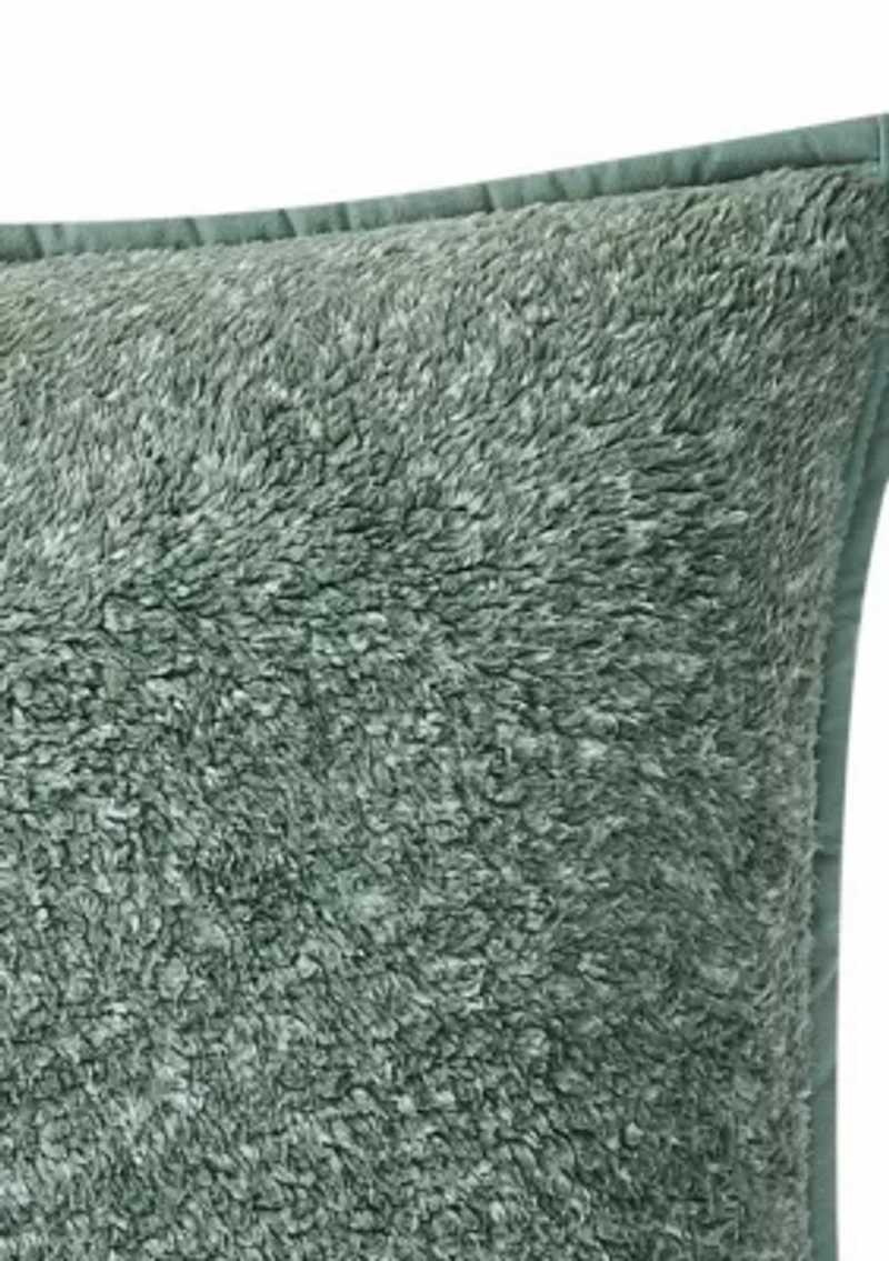 Brooklyn Loom Heathered Sherpa Decorative Pillows