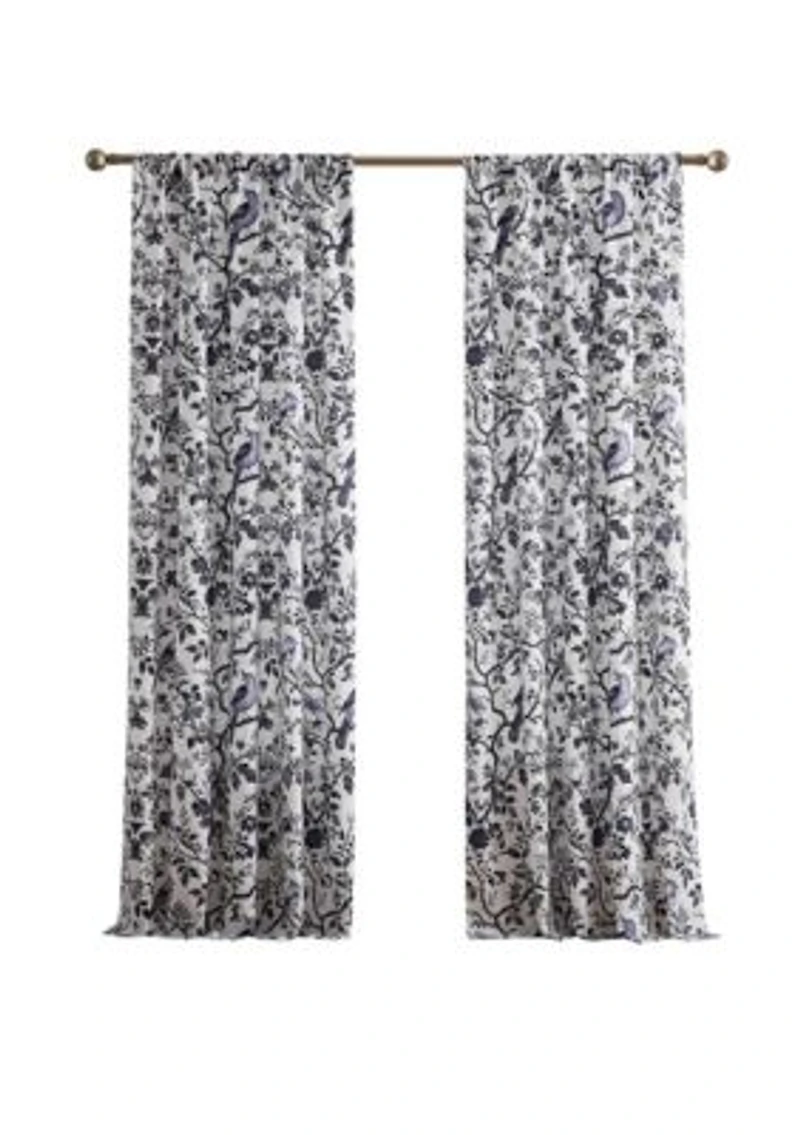 Brooklyn Loom Ava Floral Window Drape Set