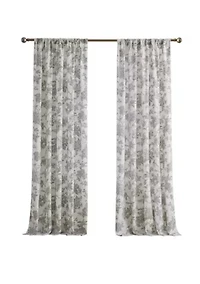 Brooklyn Loom Mila Floral Window Drapes