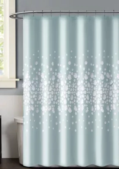Confetti Flowers Shower Curtain