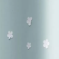 Confetti Flowers Shower Curtain