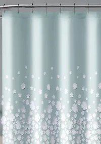 Confetti Flowers Shower Curtain