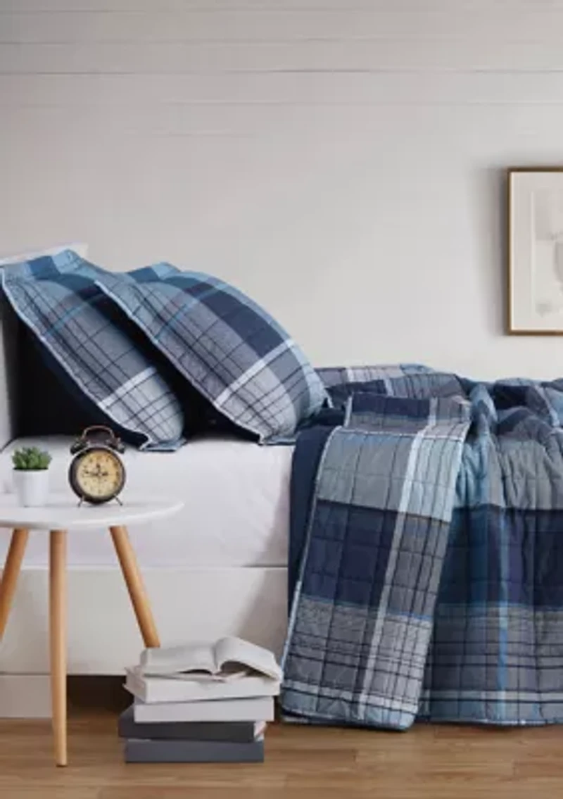 Trey Plaid Quilt Set
