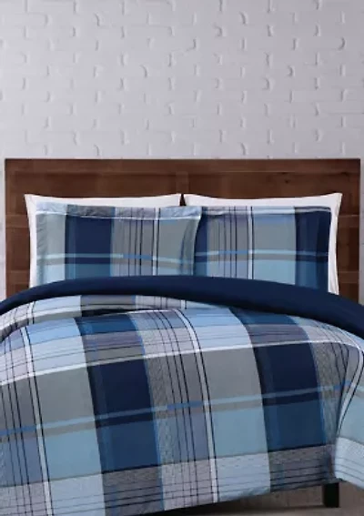Trey Plaid Duvet Set