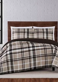 Paulette Plaid Duvet Set
