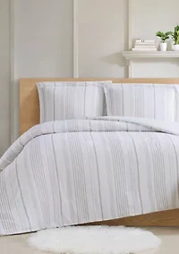 Warm Hearth Stripe Comforter Set