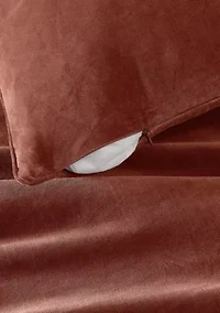 Brooklyn Loom Matte Cotton Velvet Decorative Pillows