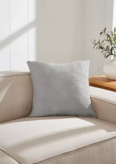 Cannon Heritage Cotton Waffle Decorative Pillow