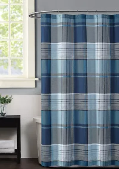 Trey Plaid Shower Curtain