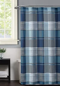 Trey Plaid Shower Curtain