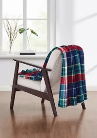 Truly Soft Cuddle Warmth Ivan Plaid Throw Blanket