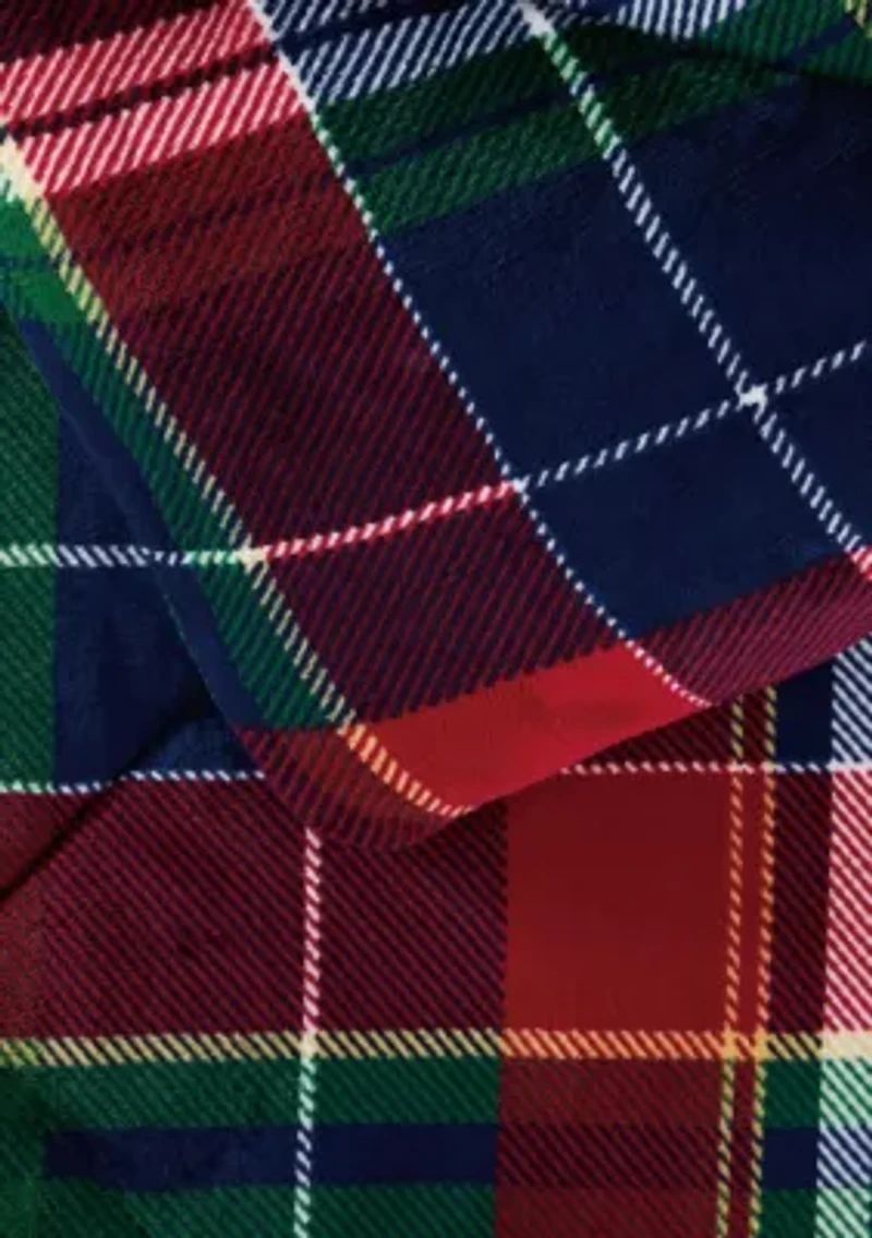 Truly Soft Cuddle Warmth Ivan Plaid Throw Blanket