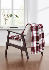 Truly Soft Cuddle Warmth Marlon Plaid Throw Blanket