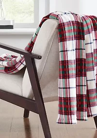 Truly Soft Cuddle Warmth Marlon Plaid Throw Blanket