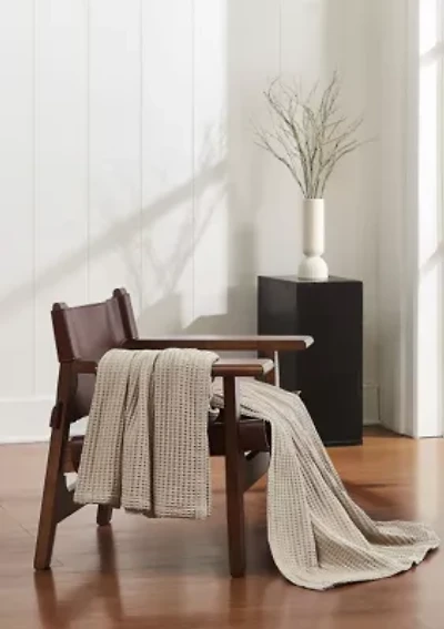 Cannon Heritage Cotton Waffle Throw Blanket
