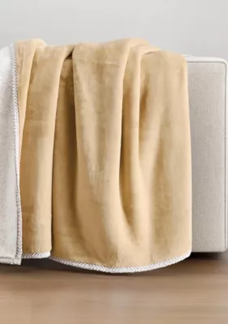 Brooklyn Loom Super Soft Braided Throw Blanket