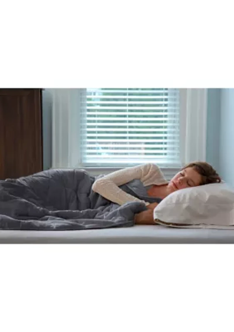 Quilted Plush 18 Pound Weighted Blanket