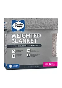 Faux Fur 12 Pound Weighted Blanket