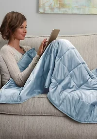 12 Pound Soft Plush Quilted Weighted Blanket