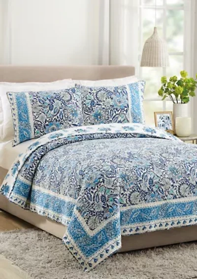 Bisou Floral Quilt Set