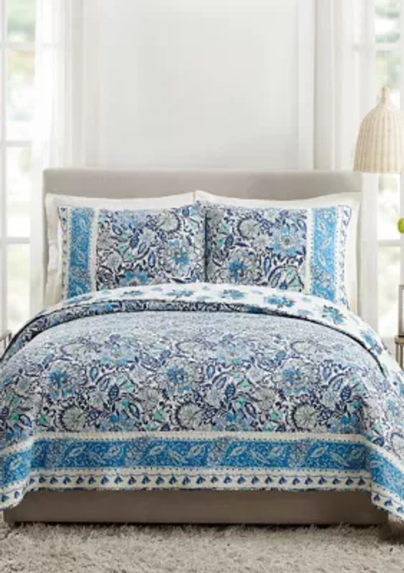 Bisou Floral Quilt Set