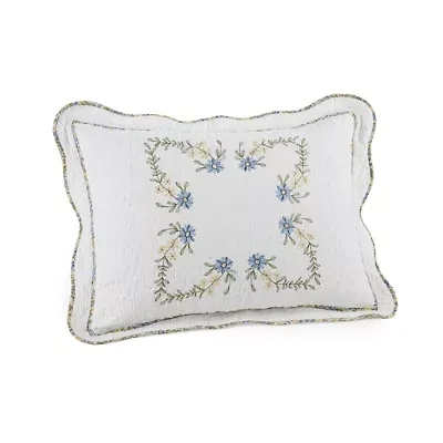 Heather Embroidered Pillow Sham