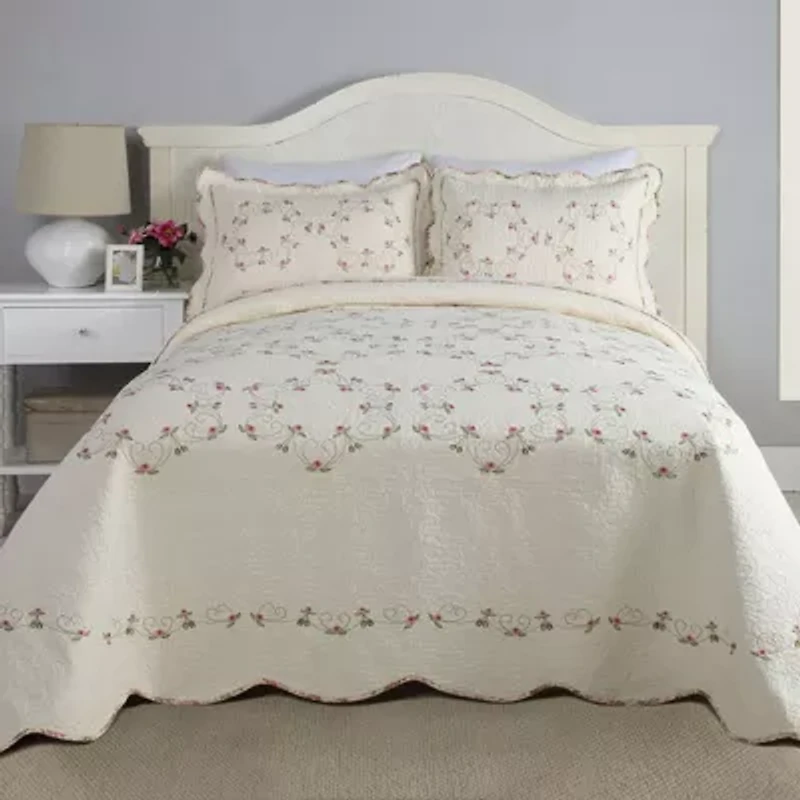 Felisa Embroidered Bedspread