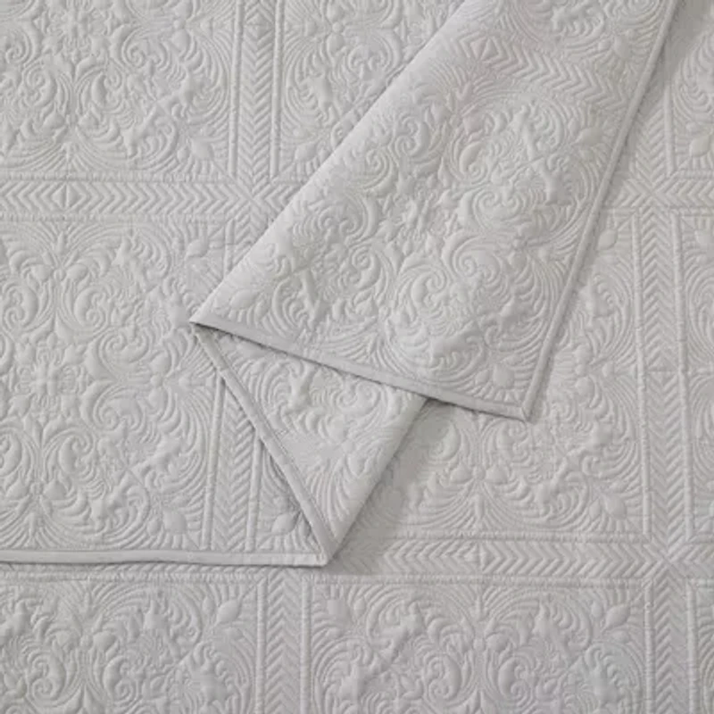 Solid Stitch 3-Piece Bedspread Set