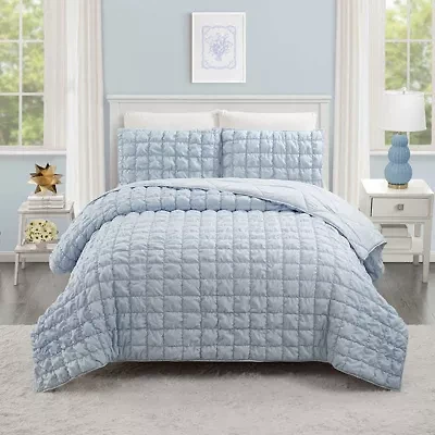 Dream Clouds Puffy Microfiber Quilt Set
