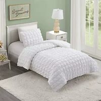 Dream Clouds Puffy Microfiber Quilt Set