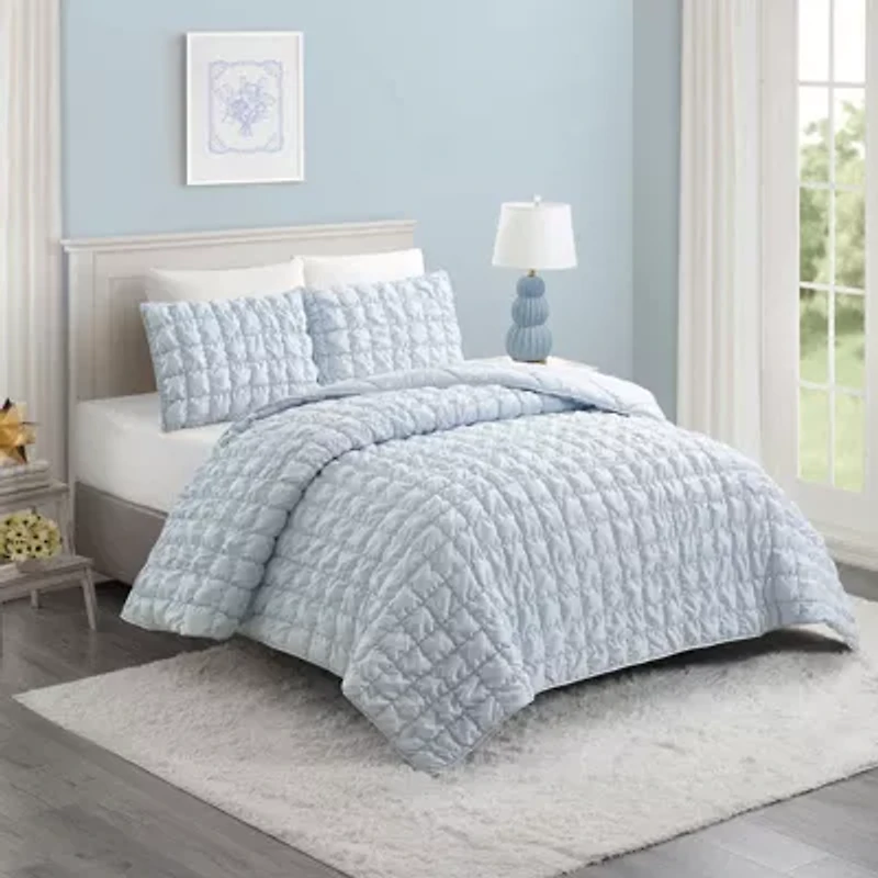Dream Clouds Puffy Microfiber Quilt Set